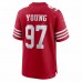 San Francisco 49ers Bryant Young Men's Nike Scarlet Retired Player Game Jersey